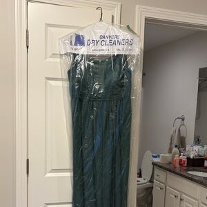 Azazie Green Maxi Dress